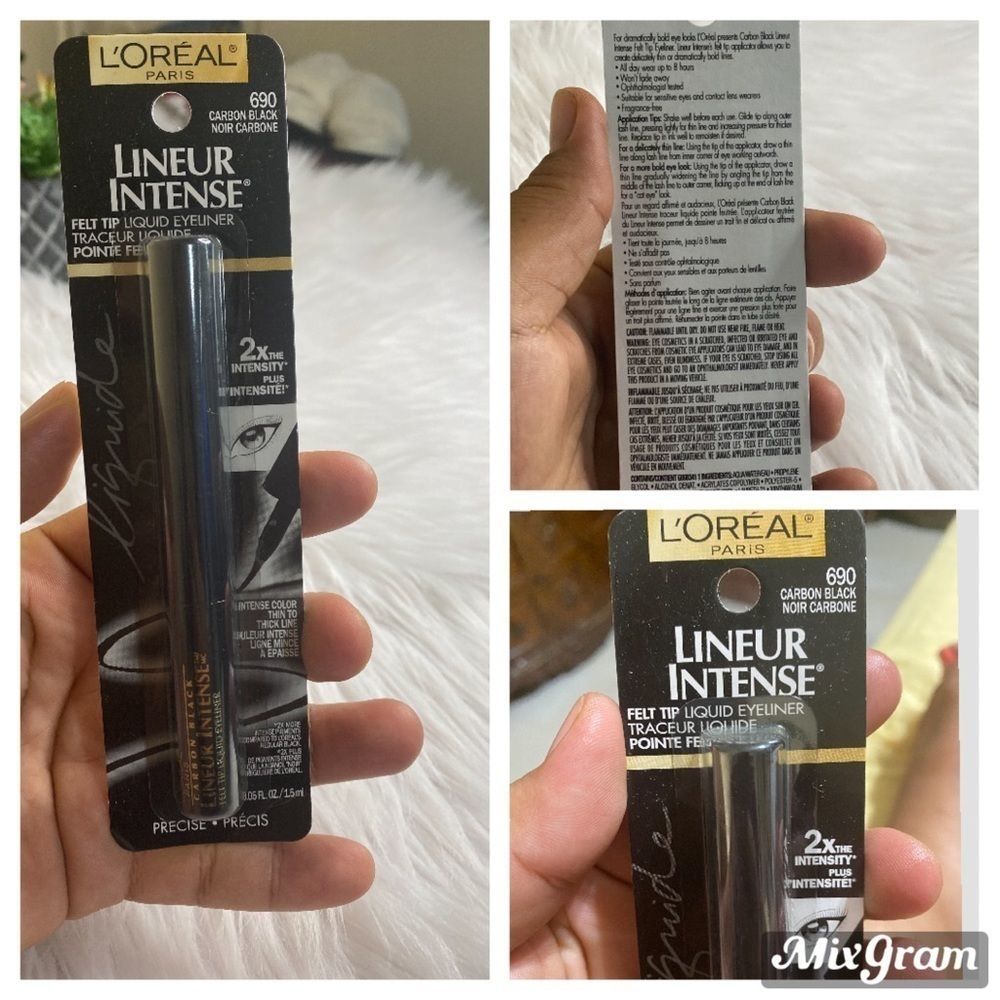 🖤 L'Oreal Paris Lineur Intense Felt Tip Liquid Eyeliner 690 Carbon Black 🖤